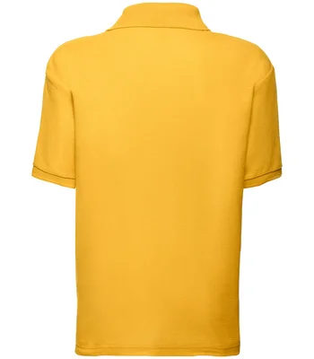 Fruit of the Loom Fruit of the Loom Kids Poly/Cotton Piqué Polo Shirt in SUN