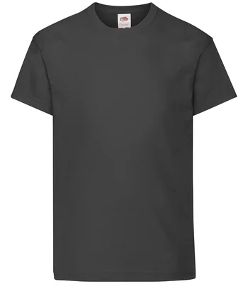 Fruit of the Loom Fruit of the Loom Kids Original T-Shirt in BLK