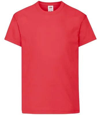 Fruit of the Loom Fruit of the Loom Kids Original T-Shirt in RED