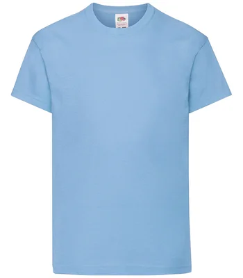 Fruit of the Loom Fruit of the Loom Kids Original T-Shirt in SKY