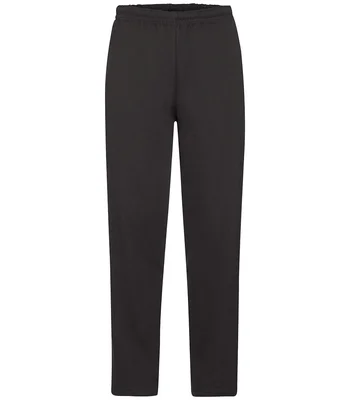 Fruit of the Loom Fruit of the Loom Classic Open Hem Jog Pants in BLK