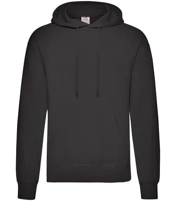 Fruit of the Loom Fruit of the Loom Classic Hooded Sweatshirt in BLK