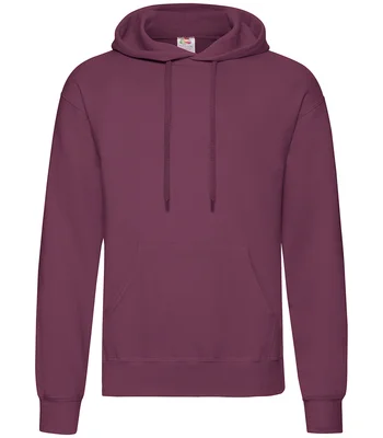 Fruit of the Loom Fruit of the Loom Classic Hooded Sweatshirt in BUR
