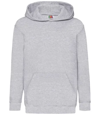 Fruit of the Loom Fruit of the Loom Kids Classic Hooded Sweatshirt in HEA