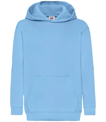 Fruit of the Loom Fruit of the Loom Kids Classic Hooded Sweatshirt in SKY