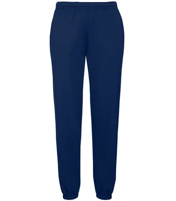 Fruit of the Loom Fruit of the Loom Classic Elasticated Hem Jog Pants in NAV