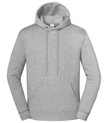 Fruit of the Loom Fruit of the Loom Iconic Premium Hooded Sweatshirt in Athletic Heather