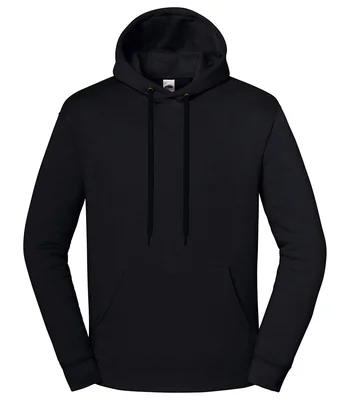 Fruit of the Loom Fruit of the Loom Iconic Premium Hooded Sweatshirt in Black