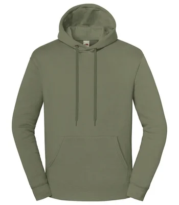 Fruit of the Loom Fruit of the Loom Iconic Premium Hooded Sweatshirt in Classic Olive