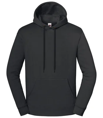 Fruit of the Loom Fruit of the Loom Iconic Premium Hooded Sweatshirt in Light Graphite