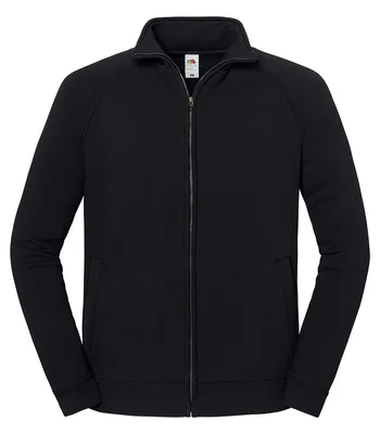 Fruit of the Loom Fruit of the Loom Iconic Premium Sweat Jacket in Black