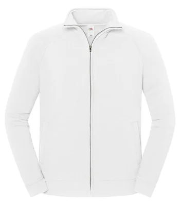Fruit of the Loom Fruit of the Loom Iconic Premium Sweat Jacket in White
