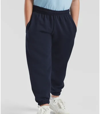 Fruit of the Loom Fruit of the Loom Kids Elasticated Hem Jog Pants in NAV
