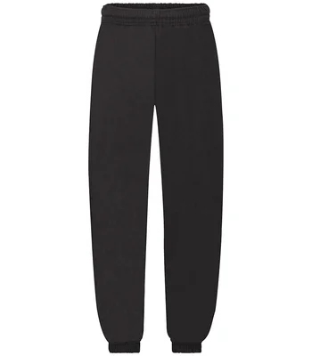Fruit of the Loom Fruit of the Loom Kids Elasticated Hem Jog Pants in BLK