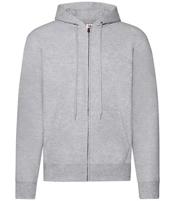 Fruit of the Loom Fruit of the Loom Classic Zip Hooded Sweatshirt in HEA