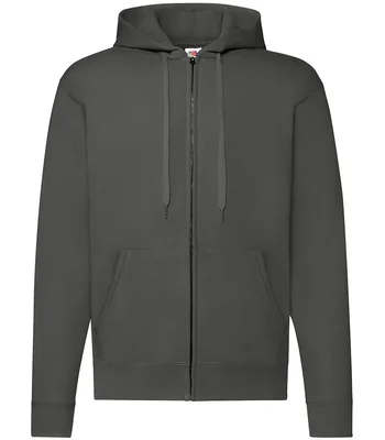 Fruit of the Loom Fruit of the Loom Classic Zip Hooded Sweatshirt in LGP