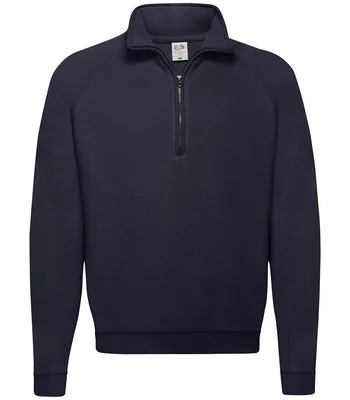 Fruit of the Loom Fruit of the Loom Classic Zip Neck Sweatshirt in DNA