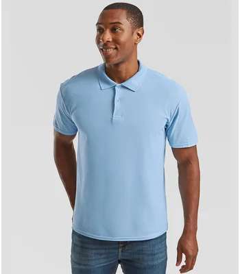 Fruit of the Loom Fruit of the Loom Original Piqué Polo Shirt in SKY