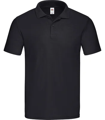 Fruit of the Loom Fruit of the Loom Original Piqué Polo Shirt in BLK