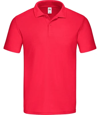 Fruit of the Loom Fruit of the Loom Original Piqué Polo Shirt in RED
