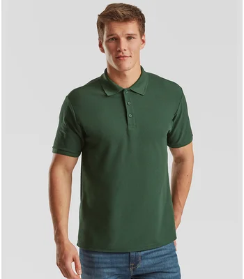 Fruit of the Loom Fruit of the Loom Heavy Poly/Cotton Piqué Polo Shirt in NAV
