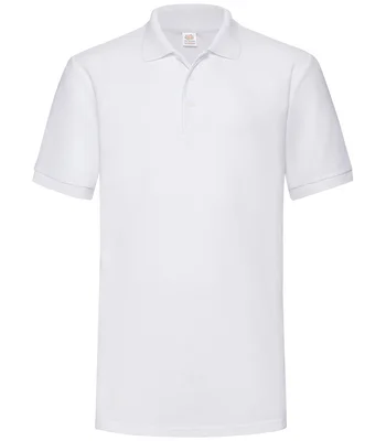 Fruit of the Loom Fruit of the Loom Heavy Poly/Cotton Piqué Polo Shirt in WHI
