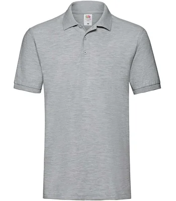 Fruit of the Loom Fruit of the Loom Premium Cotton Piqué Polo Shirt in HEA