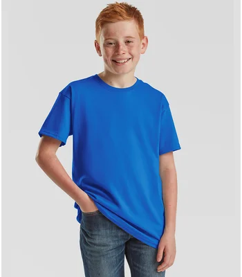 Fruit of the Loom Fruit of the Loom Kids Iconic 195 T-Shirt in BLK