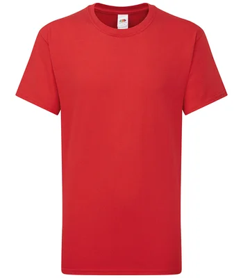 Fruit of the Loom Fruit of the Loom Kids Iconic 195 T-Shirt in RED
