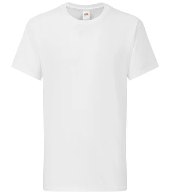 Fruit of the Loom Fruit of the Loom Kids Iconic 195 T-Shirt in WHI