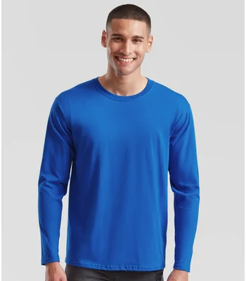 Fruit of the Loom Fruit Loom Iconic 195 Long Sleeve T-Shirt in ROY
