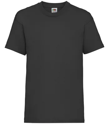Fruit of the Loom Fruit of the Loom Kids Value T-Shirt in BLK