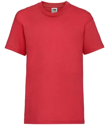 Fruit of the Loom Fruit of the Loom Kids Value T-Shirt in RED