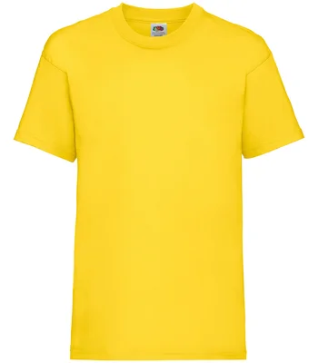 Fruit of the Loom Fruit of the Loom Kids Value T-Shirt in YEL