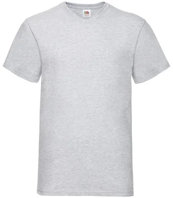 Fruit of the Loom Fruit of the Loom V Neck Value T-Shirt in HEA