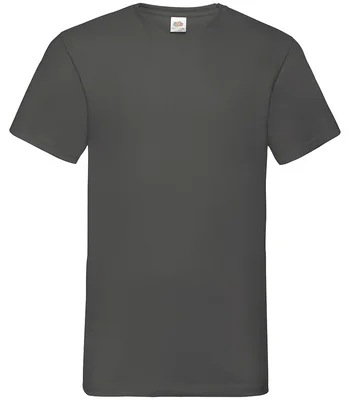 Fruit of the Loom Fruit of the Loom V Neck Value T-Shirt in LGP