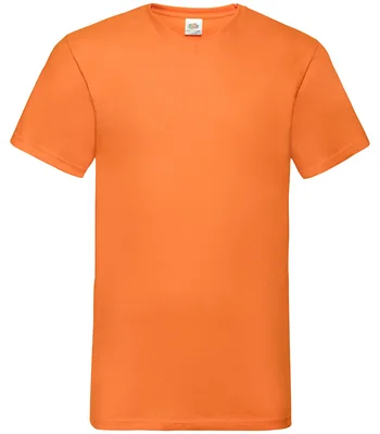 Fruit of the Loom Fruit of the Loom V Neck Value T-Shirt in ORA