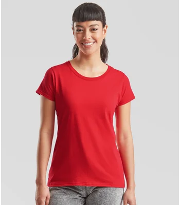 Fruit of the Loom Fruit of the Loom Lady Fit Original T-Shirt in BLK