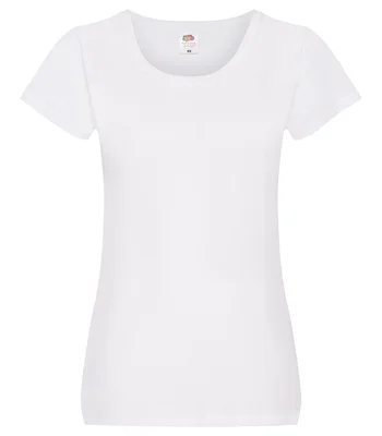 Fruit of the Loom Fruit of the Loom Lady Fit Original T-Shirt in WHI