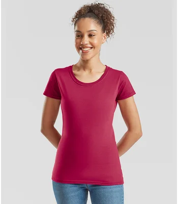 Fruit of the Loom Fruit of the Loom Ladies Iconic 195 T-Shirt in WHI