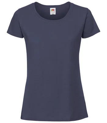 Fruit of the Loom Fruit of the Loom Ladies Iconic 195 T-Shirt in NAV