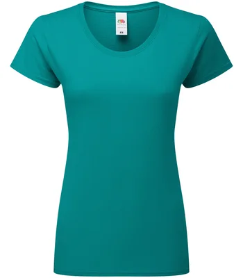 Fruit of the Loom Fruit of the Loom Ladies Iconic 195 T-Shirt in OCT