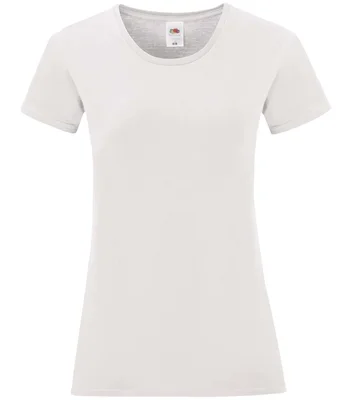 Fruit of the Loom Fruit of the Loom Ladies Iconic 150 T-Shirt in WHI