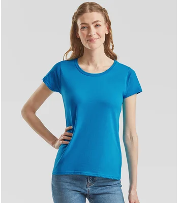 Fruit of the Loom Fruit of the Loom Lady Fit Value T-Shirt in WHI