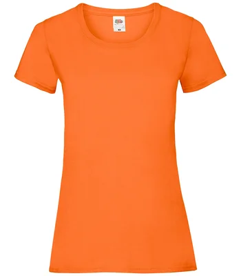 Fruit of the Loom Fruit of the Loom Lady Fit Value T-Shirt in ORA
