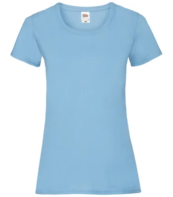 Fruit of the Loom Fruit of the Loom Lady Fit Value T-Shirt in SKY