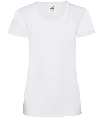 Fruit of the Loom Fruit of the Loom Lady Fit Value T-Shirt in WHI