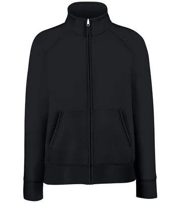 Fruit of the Loom Fruit of the Loom Premium Lady Fit Sweat Jacket in BLK