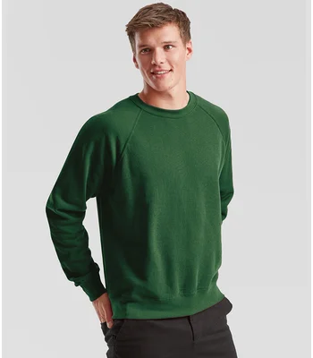 Fruit of the Loom Fruit of the Loom Classic Raglan Sweatshirt in NAV