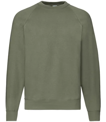 Fruit of the Loom Fruit of the Loom Classic Raglan Sweatshirt in COL